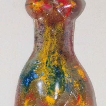 2012, resina, pigmenti, cm 48 x 30 x 5 Venere, sculture in resina giuseppe portella