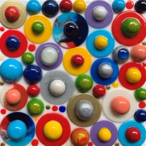 ciclo i festosi - cm 30x30 - resine su tavola - 2021 ciclo i festosi - cm 30x30 - resine su tavola - 2021